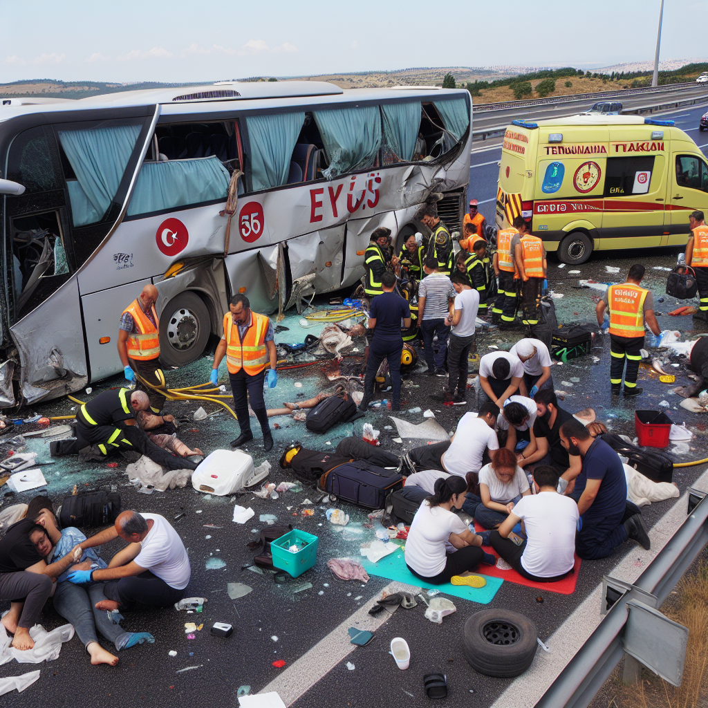 22 Injured in Turkey Bus Crash Involving Japanese Tourists