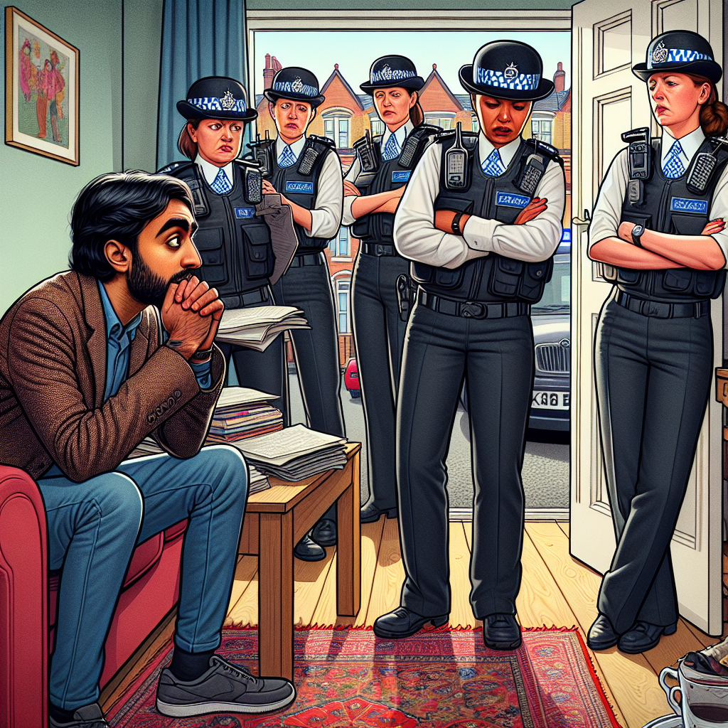 British Authorities Conduct Search at Journalist's Residence