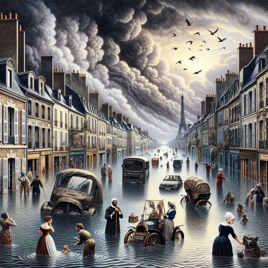 Central France Faces Severe Flooding After Two Days of Torrential Rain