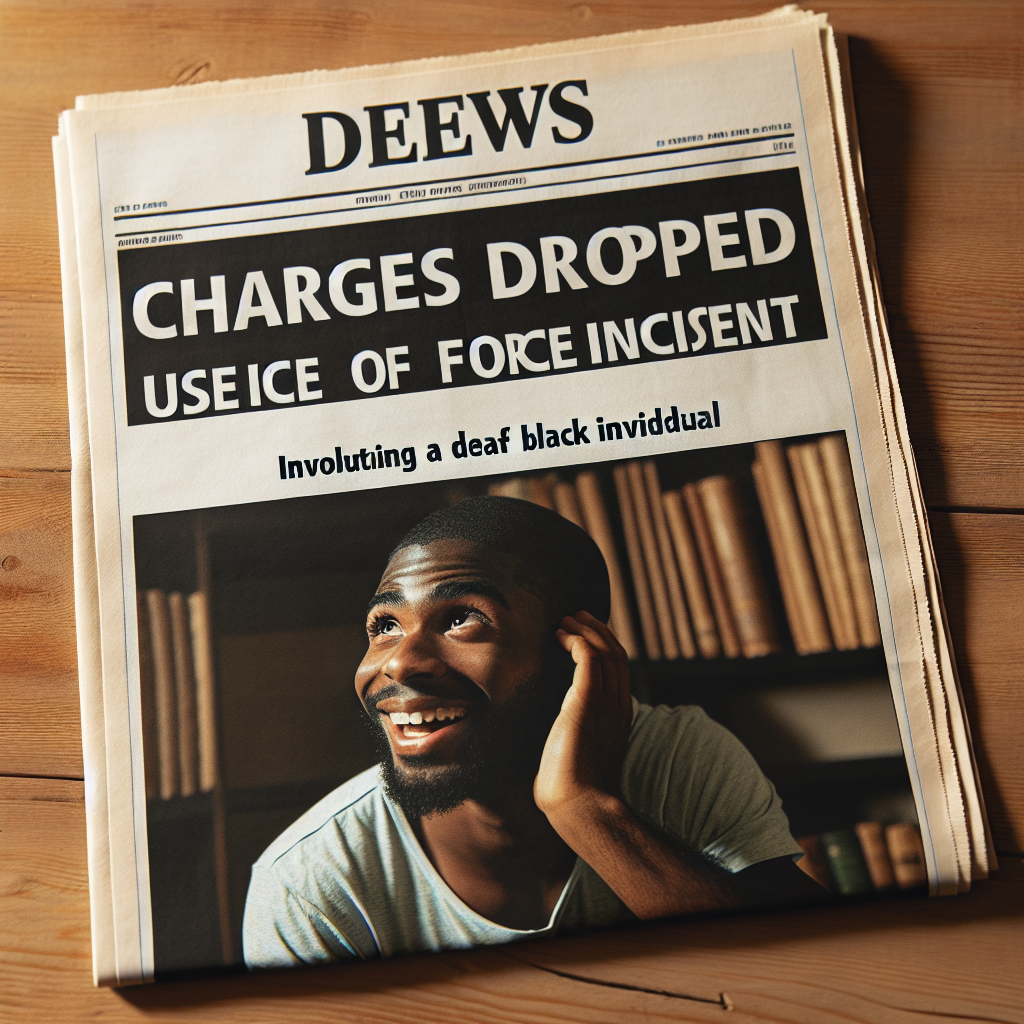 Charges Dropped Against Deaf Black Man After Police Use of Force Incident