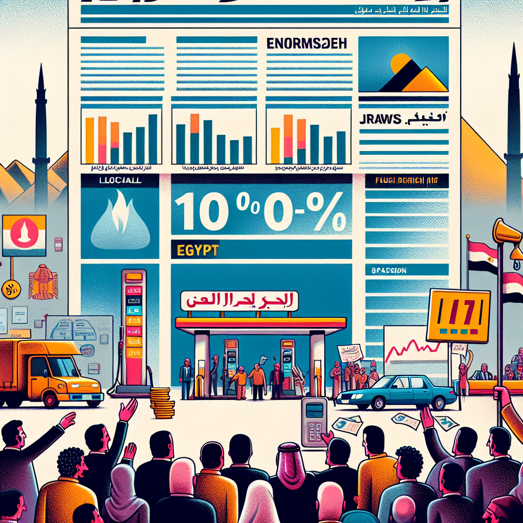 Egypt Implements 10% to 17% Fuel Price Hike