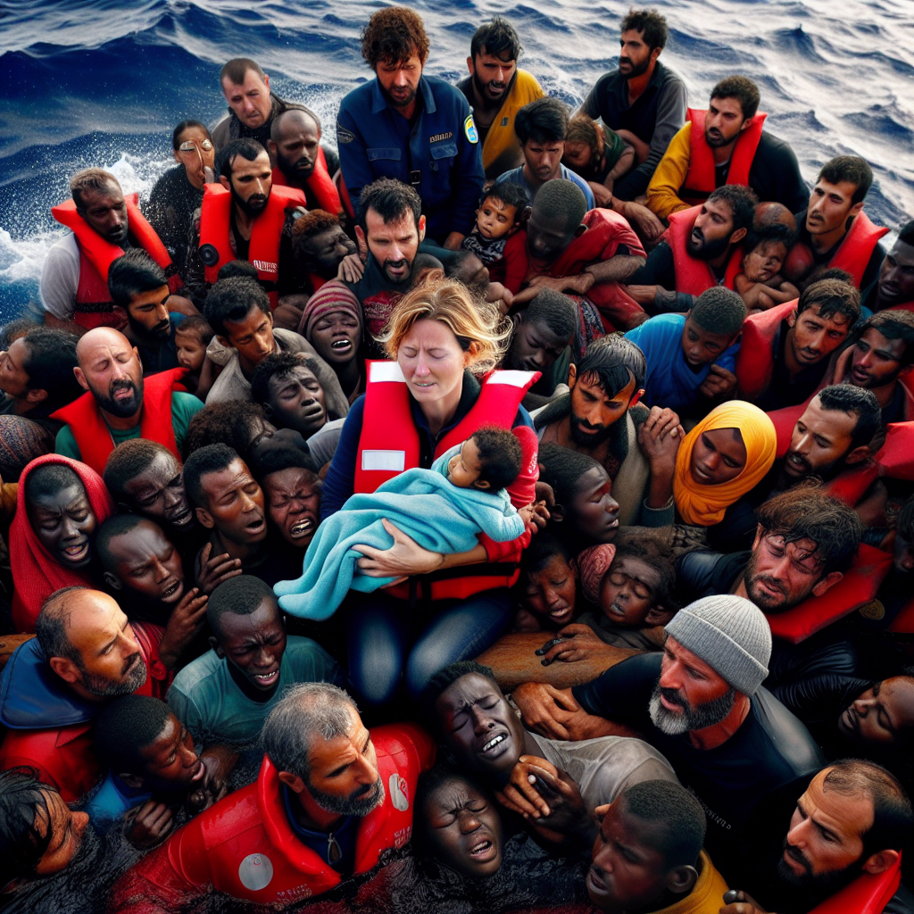 Infant Tragedy as 65 Rescued from Sinking Migrant Boat Near France