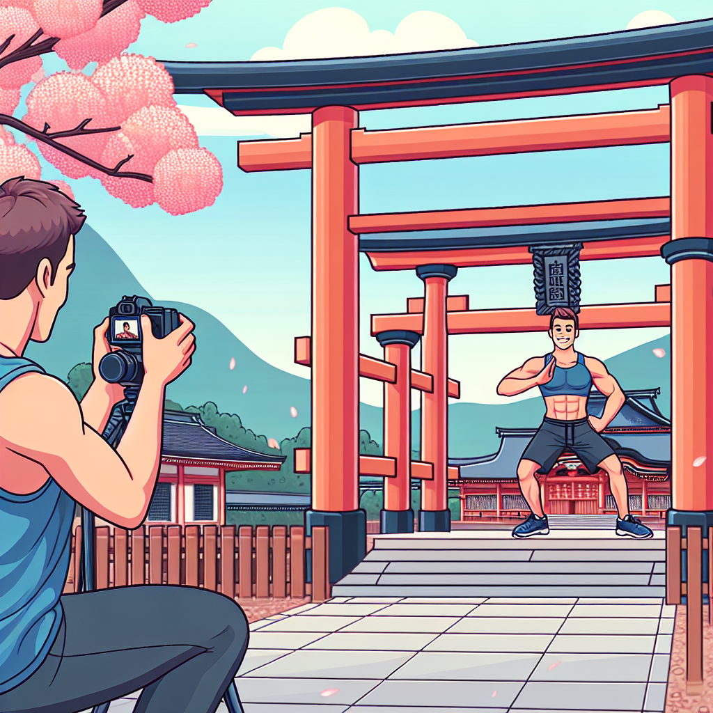 Influencer Criticized in Japan for Filming Workout Video at Shinto Shrine Gate