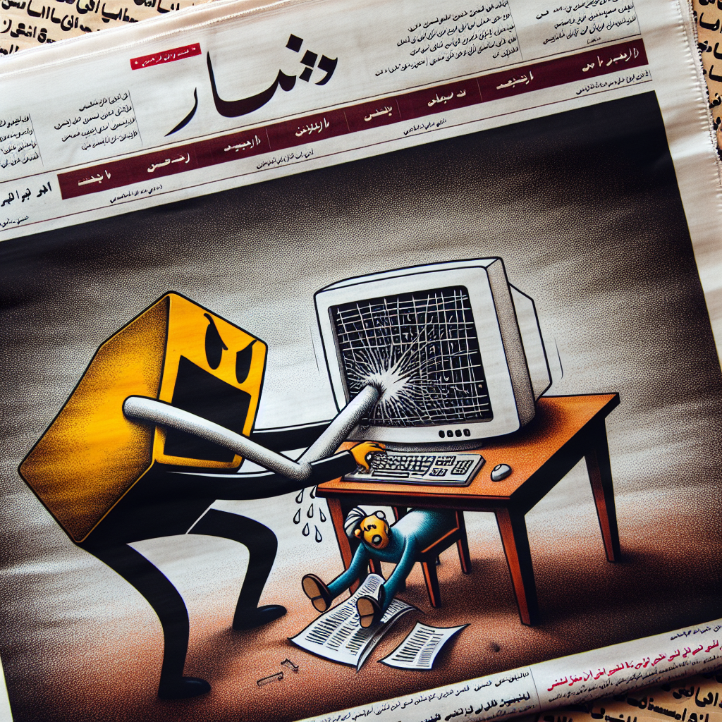 Iranian Prosecutors Target Newspaper for Cartoon Criticizing Internet Censorship