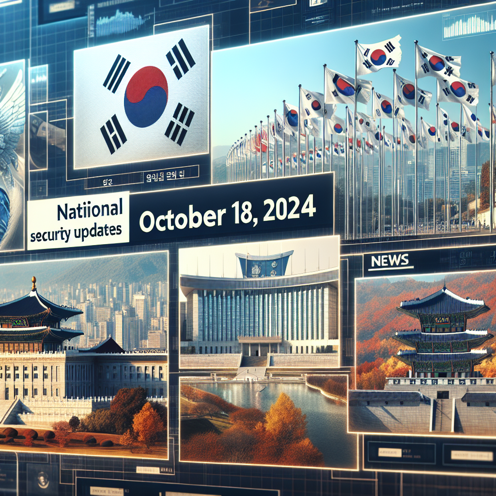National Security and Korean News Update for October 18, 2024