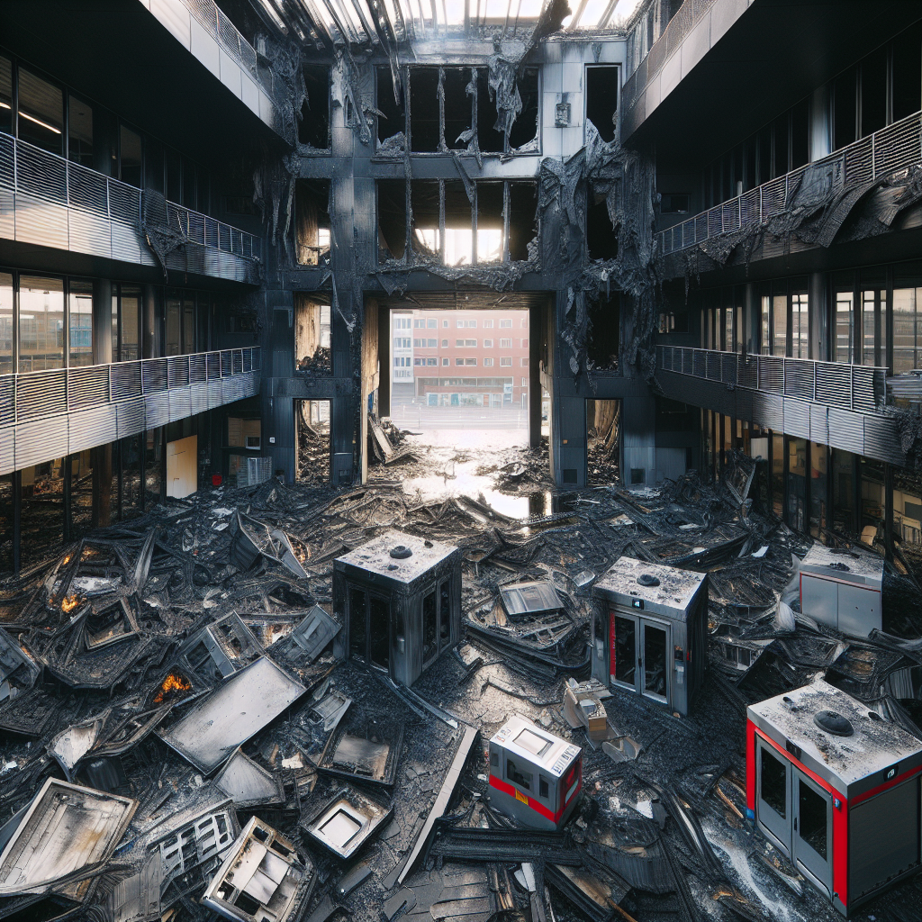New Fire Station in Germany Destroyed by Blaze Due to Absence of Alarms