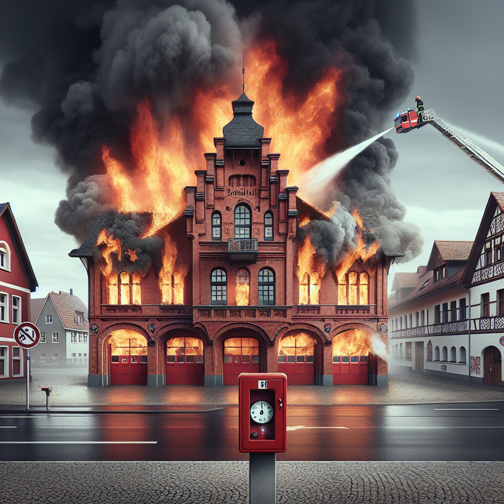 New Fire Station in Germany Destroyed by Blaze Due to Absence of Alarms