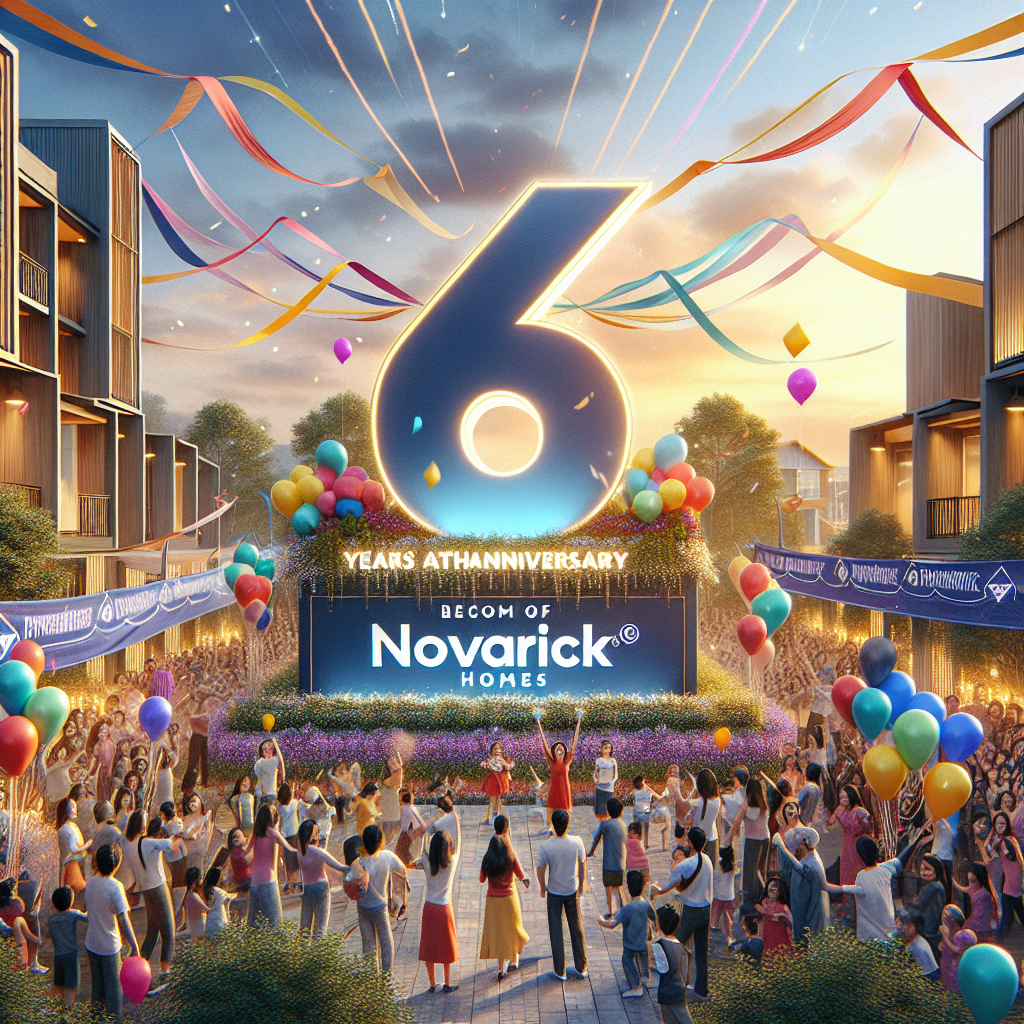Novarick Homes Celebrates 6th Anniversary with Dynamic Rebranding to Elevate Living Experiences
