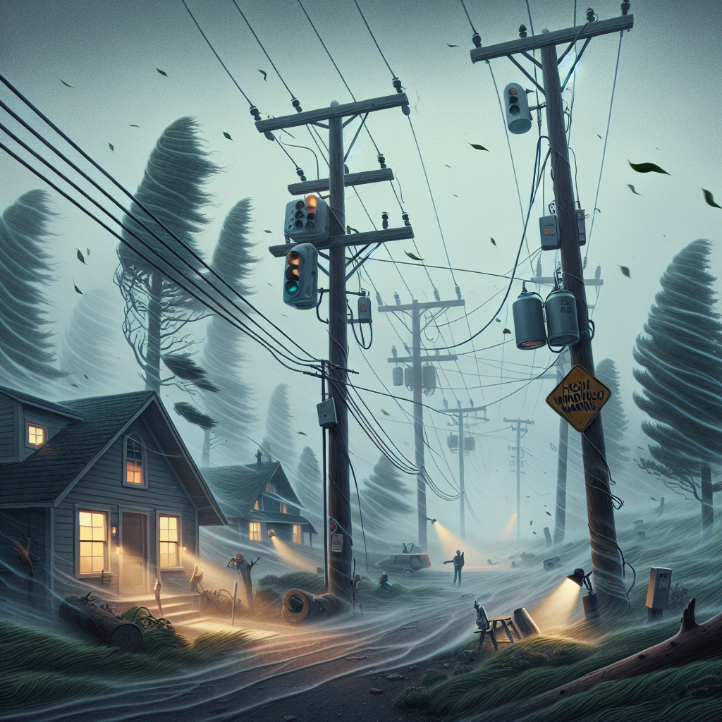 PG&E Cuts Power to Thousands in Northern California Due to High Winds
