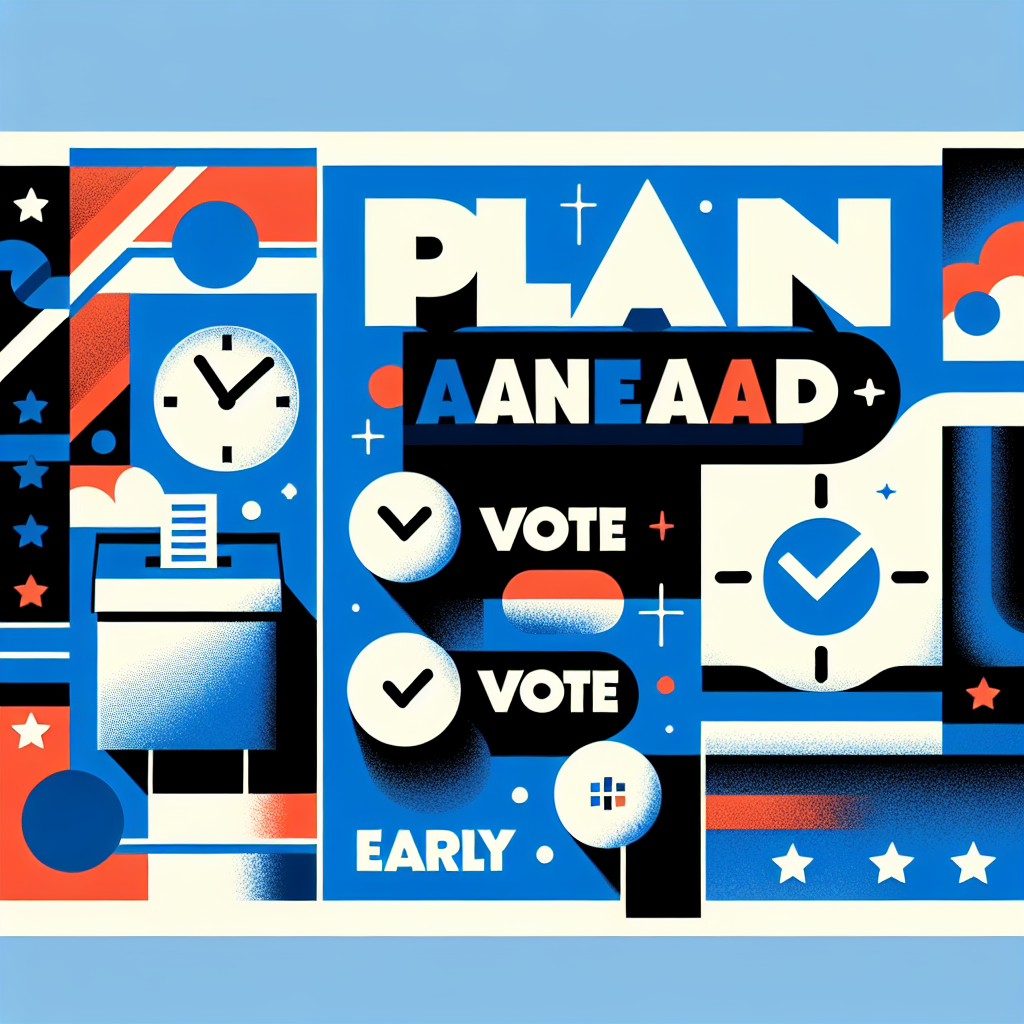 Plan Ahead: Vote Smart, Vote Early