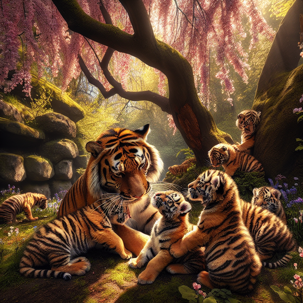 Polish Zoo Welcomes Four Newborn Critically Endangered Sumatran Tigers