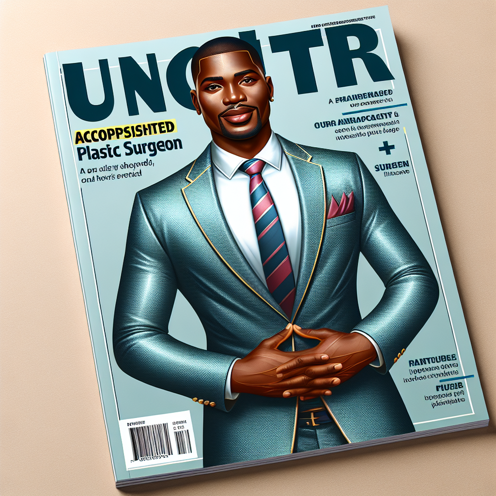 Renowned Plastic Surgeon Dr. Chukwuemeka Onyewu Graces UncutXtra Magazine Cover