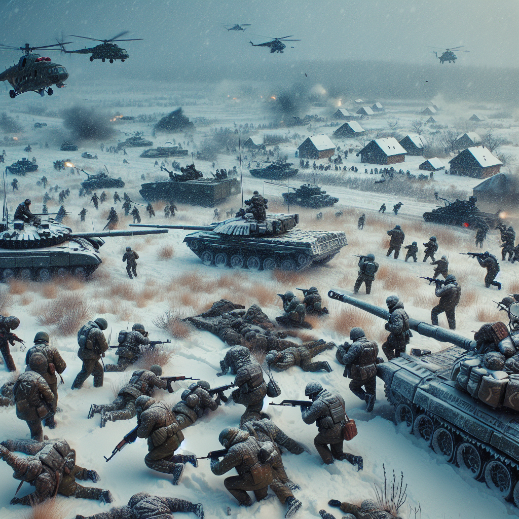Russian Forces Engage in Intense Eastern Ukraine Battles as Winter Approaches