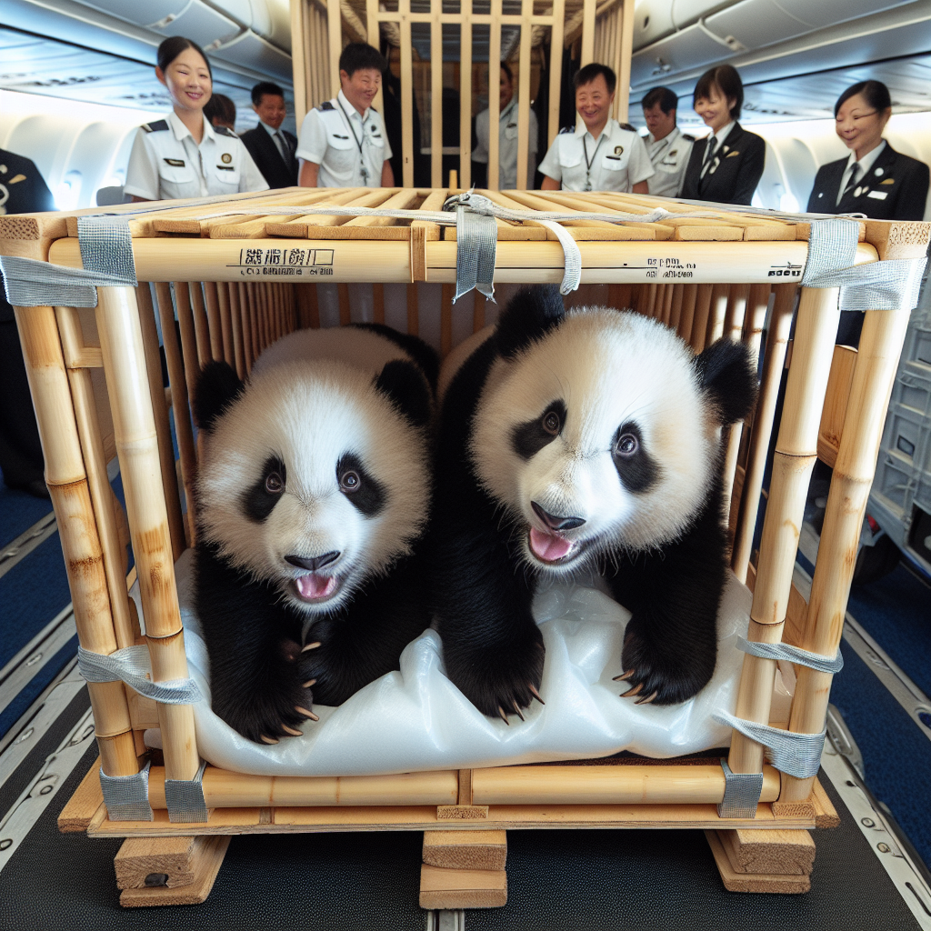 Thrill as Pair of Pandas Make Their Way to the US from China