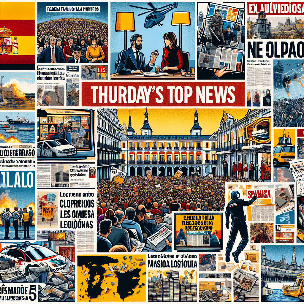 Thursday's Top News Highlights from Spain