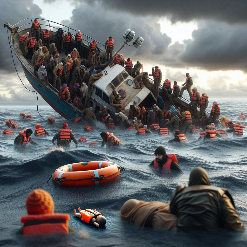 Tragedy Strikes as Migrant Boat Sinks: Baby Lost, 65 Rescued in Channel Crossing Attempt