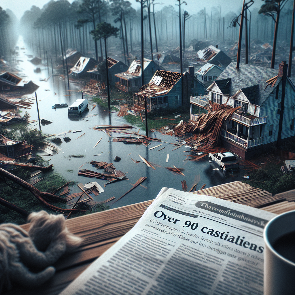 Tragic Toll of Hurricane Helene: Over 90 Dead, 39 Missing in North Carolina
