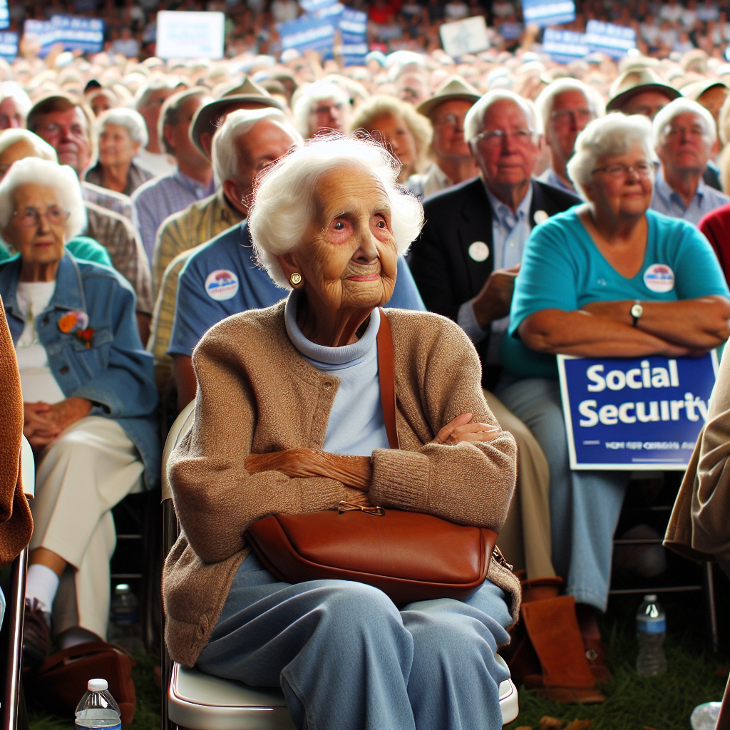 Walz Highlights 90-Year-Old Mother's Reliance on Social Security at North Carolina Rally