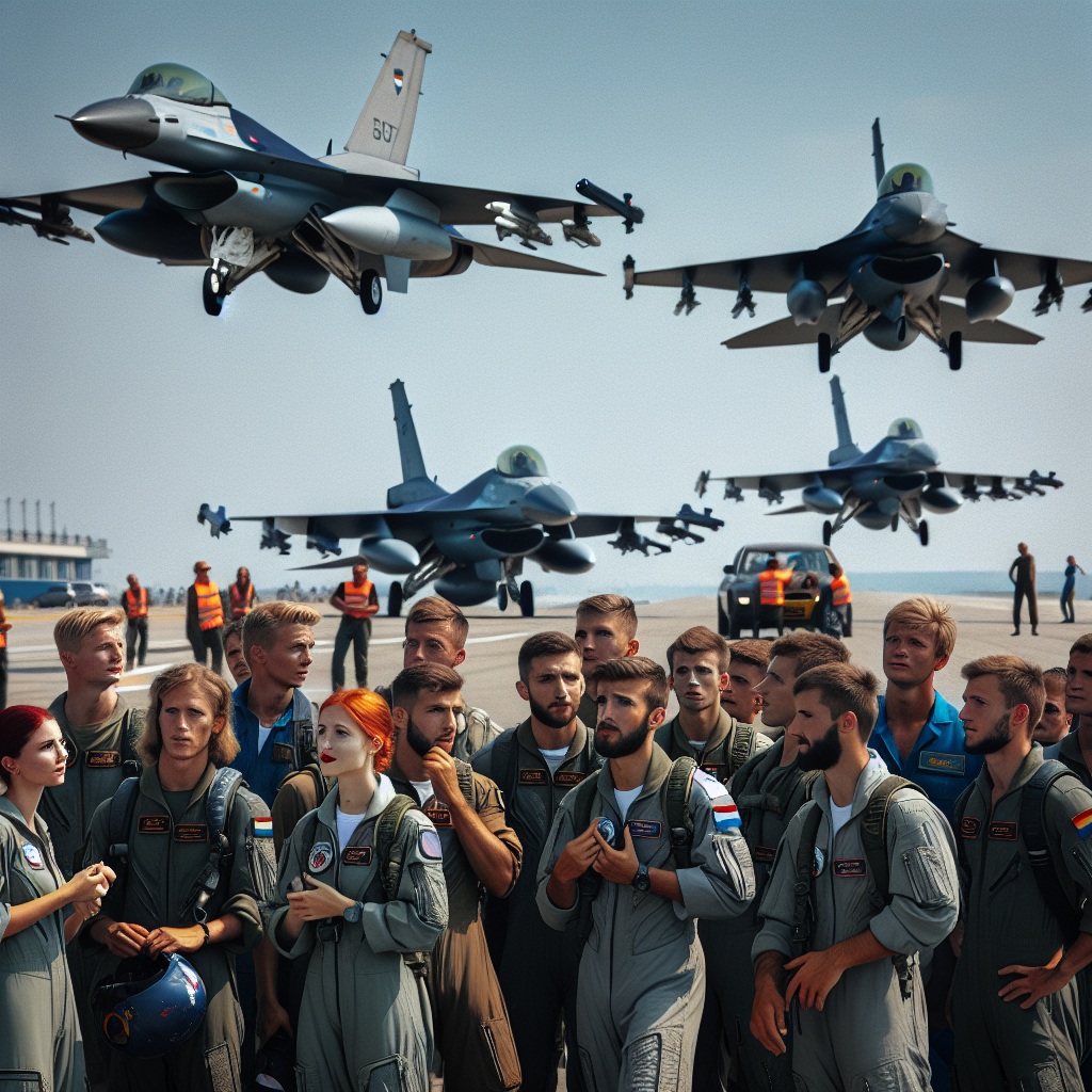 Final Batch of Dutch F-16s Arrives for Ukrainian Pilot Training