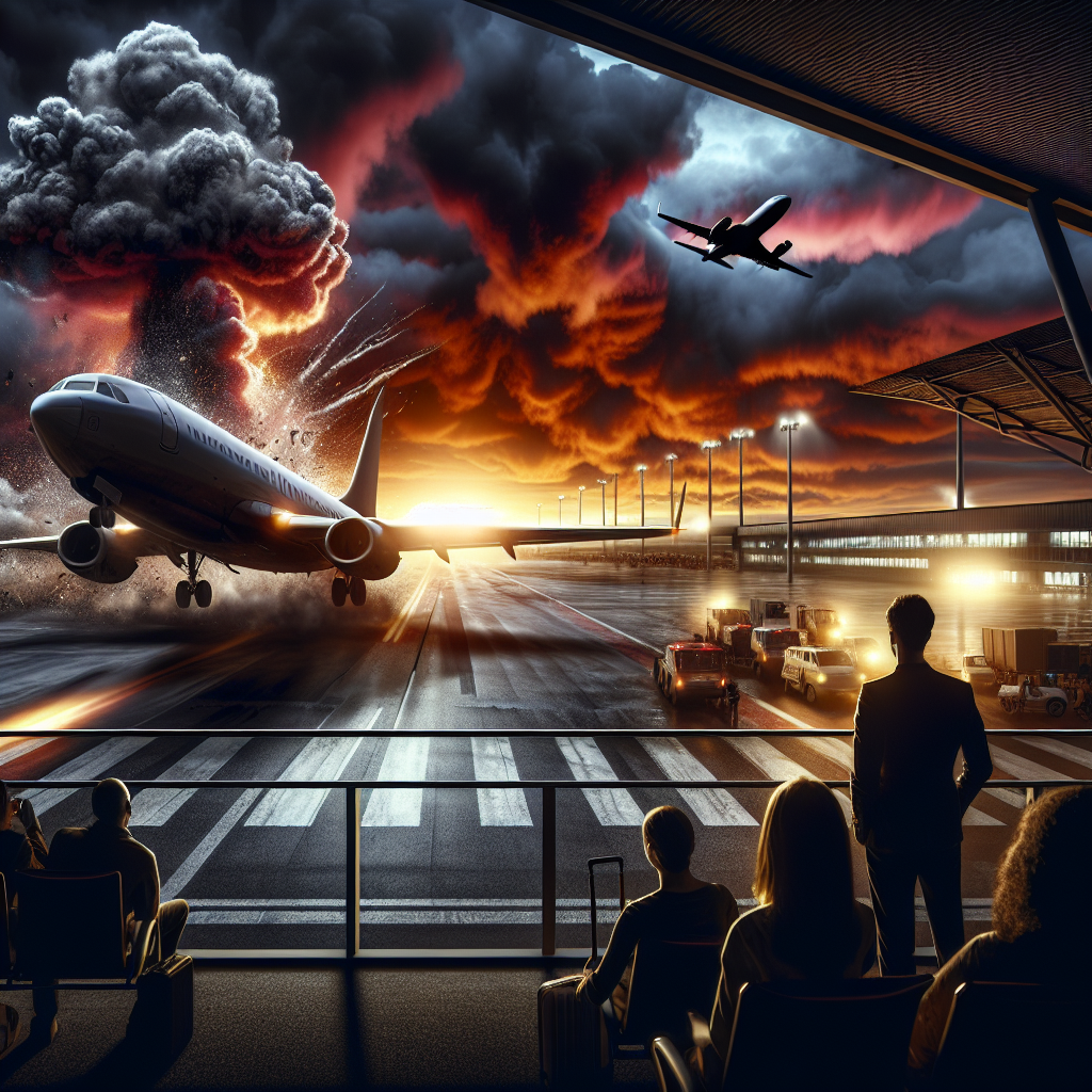 Israel Strikes Beirut Airport Area Amid Passenger Plane Takeoff (VIDEO)