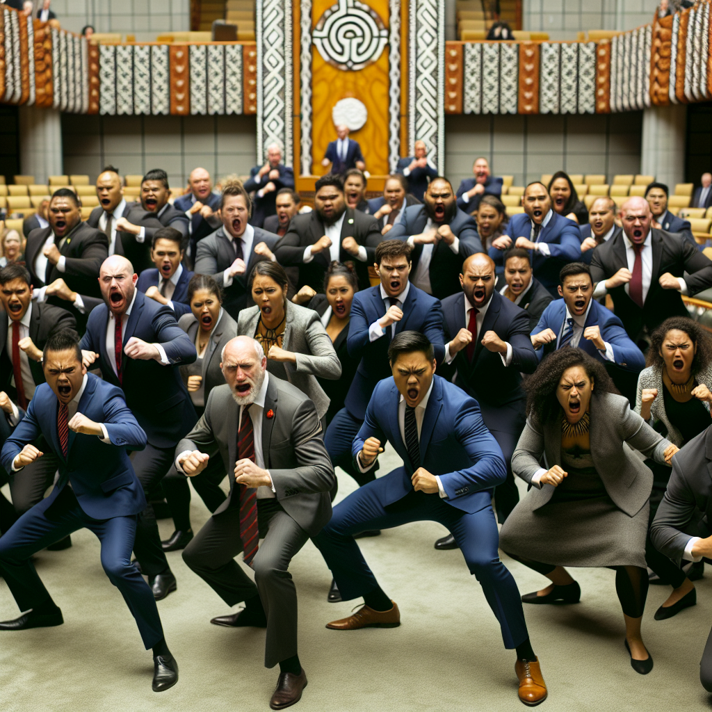 Maori MPs Showcase Traditional War Chant in Parliament (VIDEO)