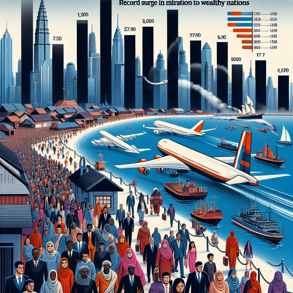 Record Surge in Migration to Wealthy Nations – Report