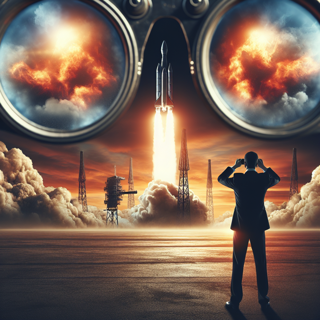 Trump Observes Musk's Starship Rocket Test Launch (VIDEO)