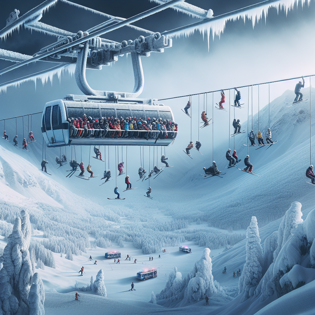 174 Stranded on US Ski Lift for Hours, Rescued with Ropes After Malfunction