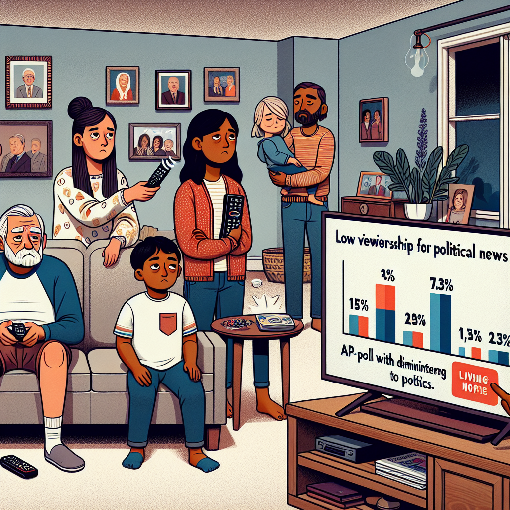 Americans Tune Out: Political News Fatigue Evident in TV Ratings and AP-NORC Poll