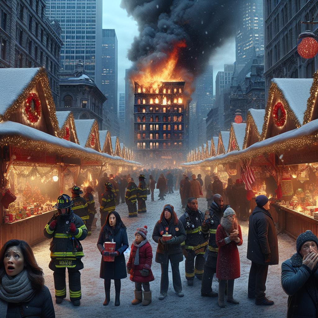 Blaze Sweeps Through Part of Beloved Manhattan Holiday Market