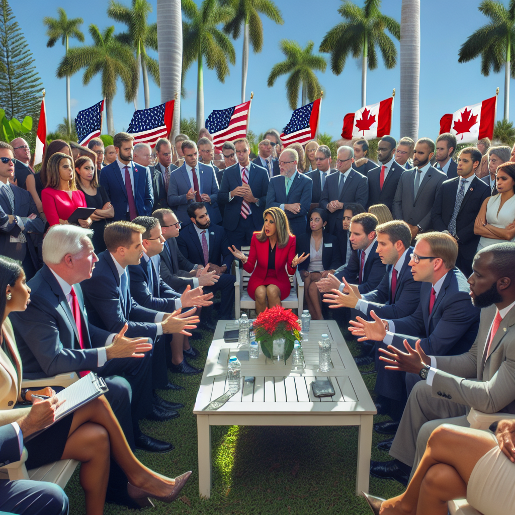 Canadian Ministers to Discuss Tariffs with Trump Advisors in Florida