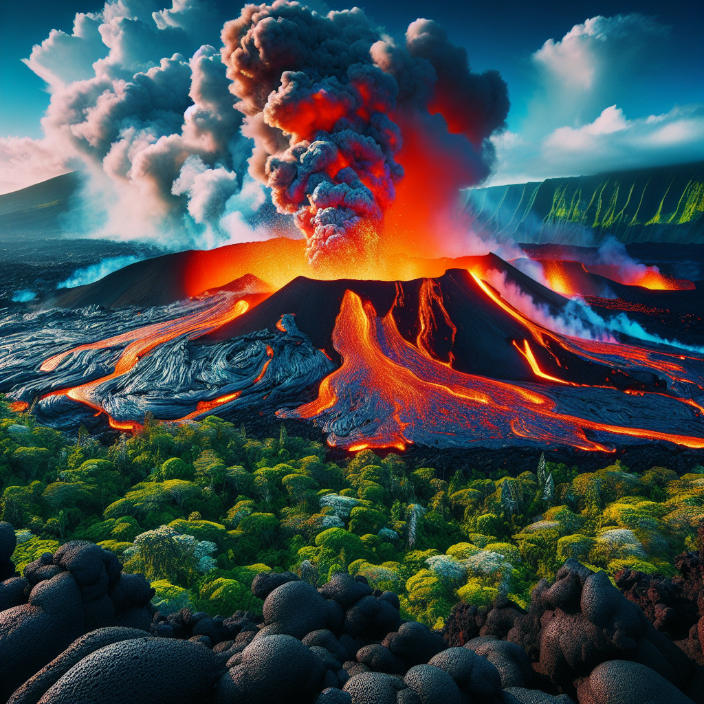 Captivating Images Capture Lava Eruptions from Hawaii's Kilauea Volcano