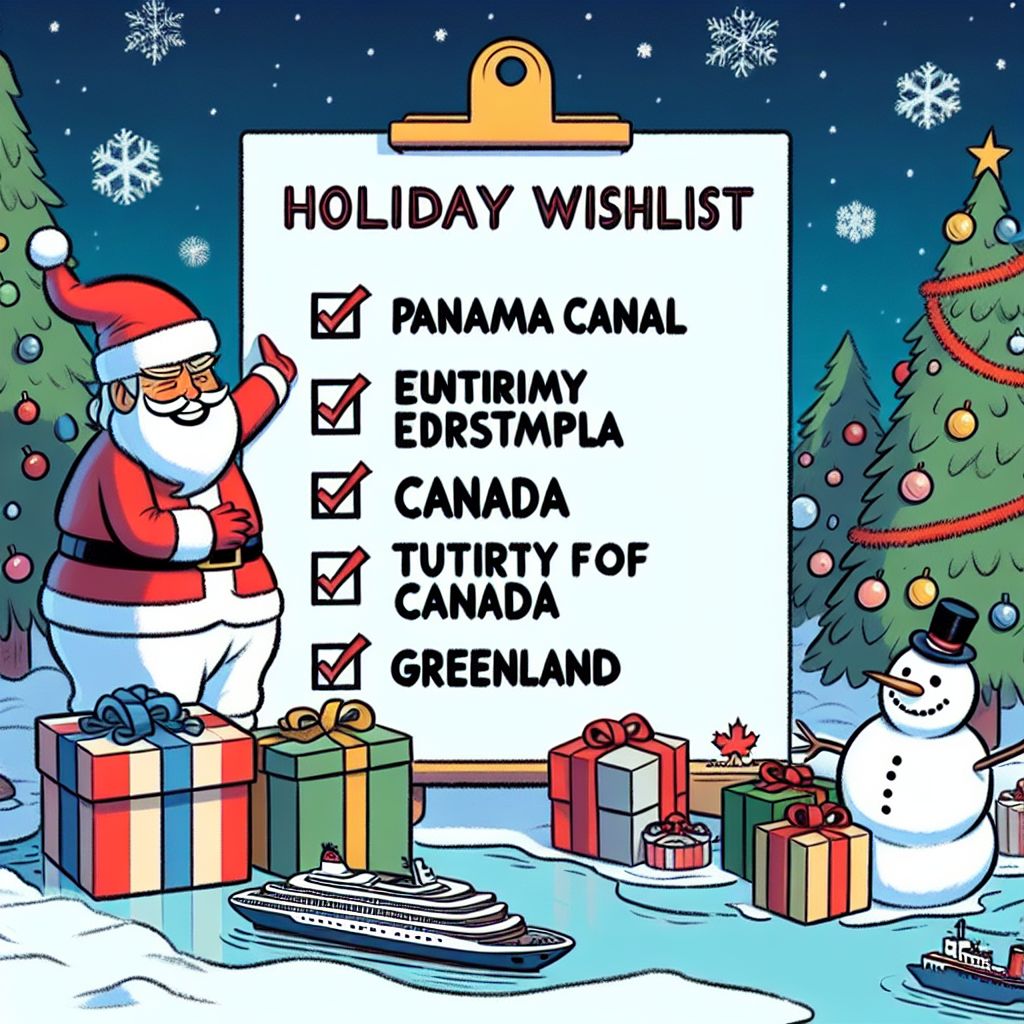 Donald Trump's Holiday Wishlist: Panama Canal, Canada, and Greenland