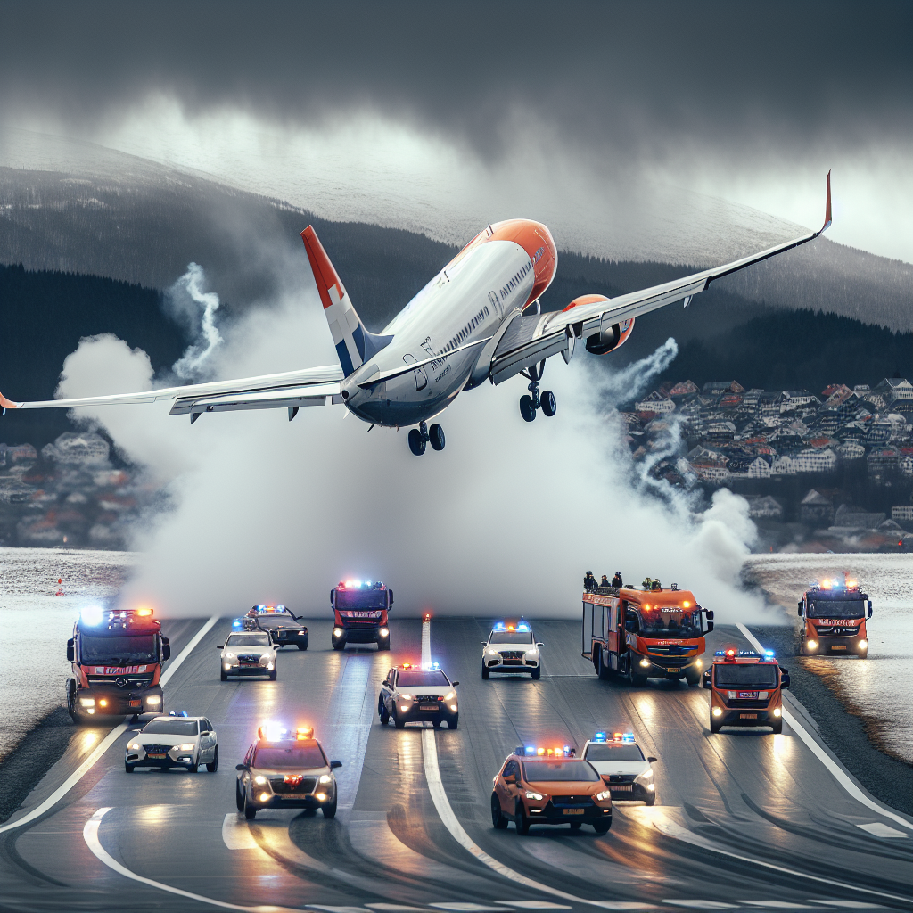 Dutch Aircraft Veers Off Runway During Emergency Landing in Norway