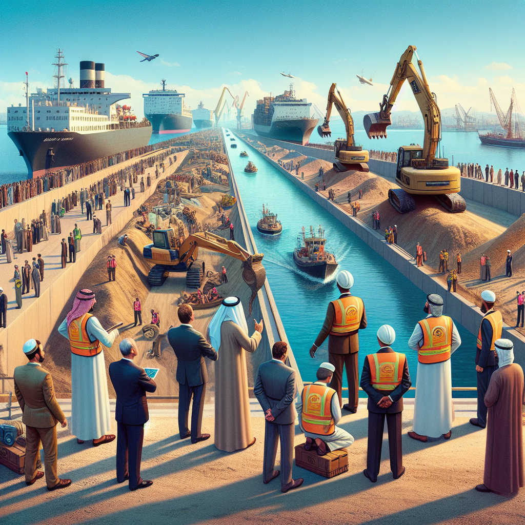 Egypt Unveils New Suez Canal Expansion Trial