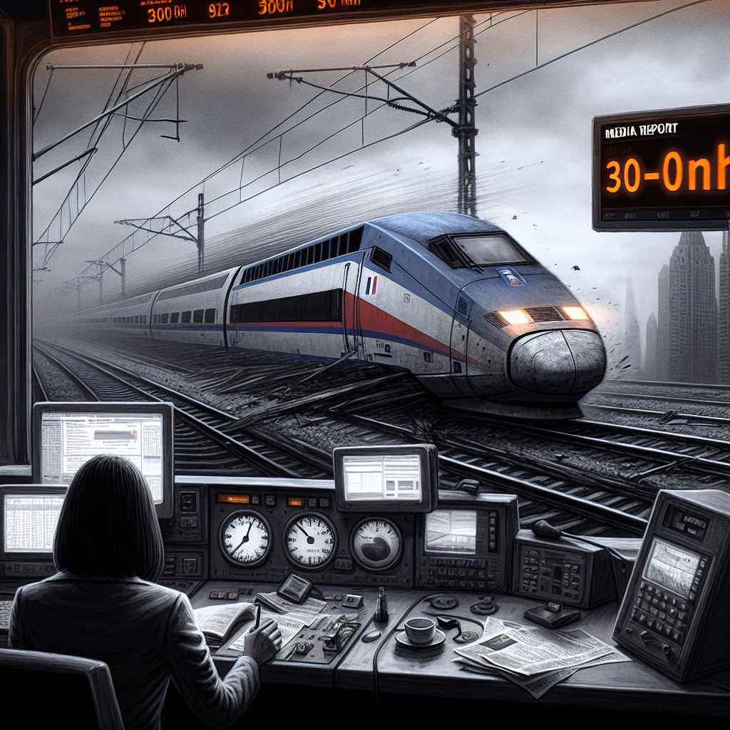 French Train Driver's Tragic Incident at 300km/h – Media Report