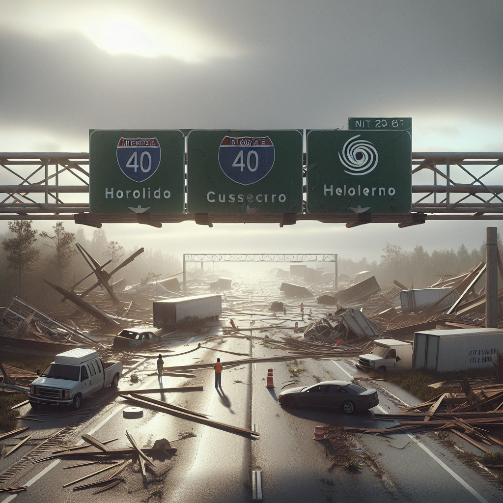 Fresh Damage Postpones I-40 Reopening in North Carolina After Helene Closure