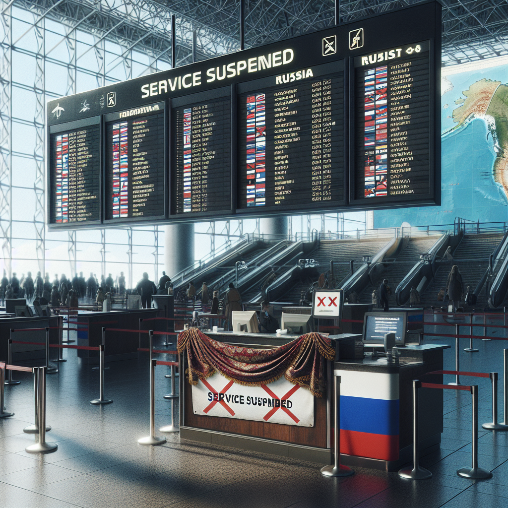 Global Airlines Halt Services to Russia