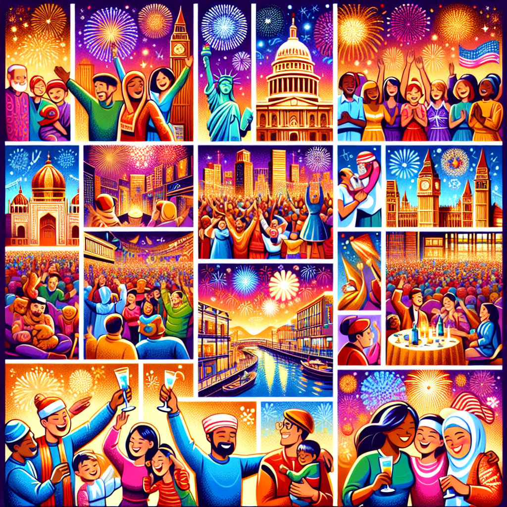 Global Festivities Mark the Arrival of the New Year