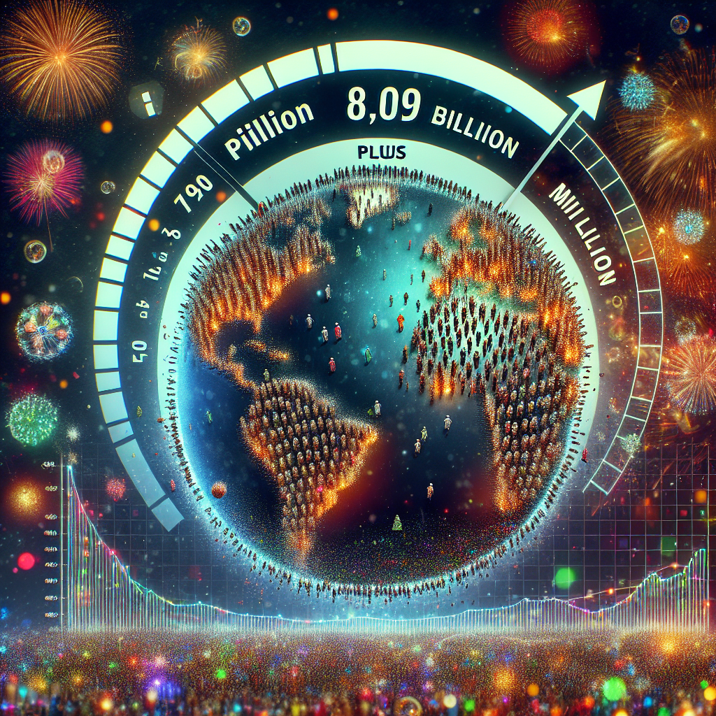 Global Population to Reach 8.09 Billion on New Year's Day with 71 Million Growth in 2024