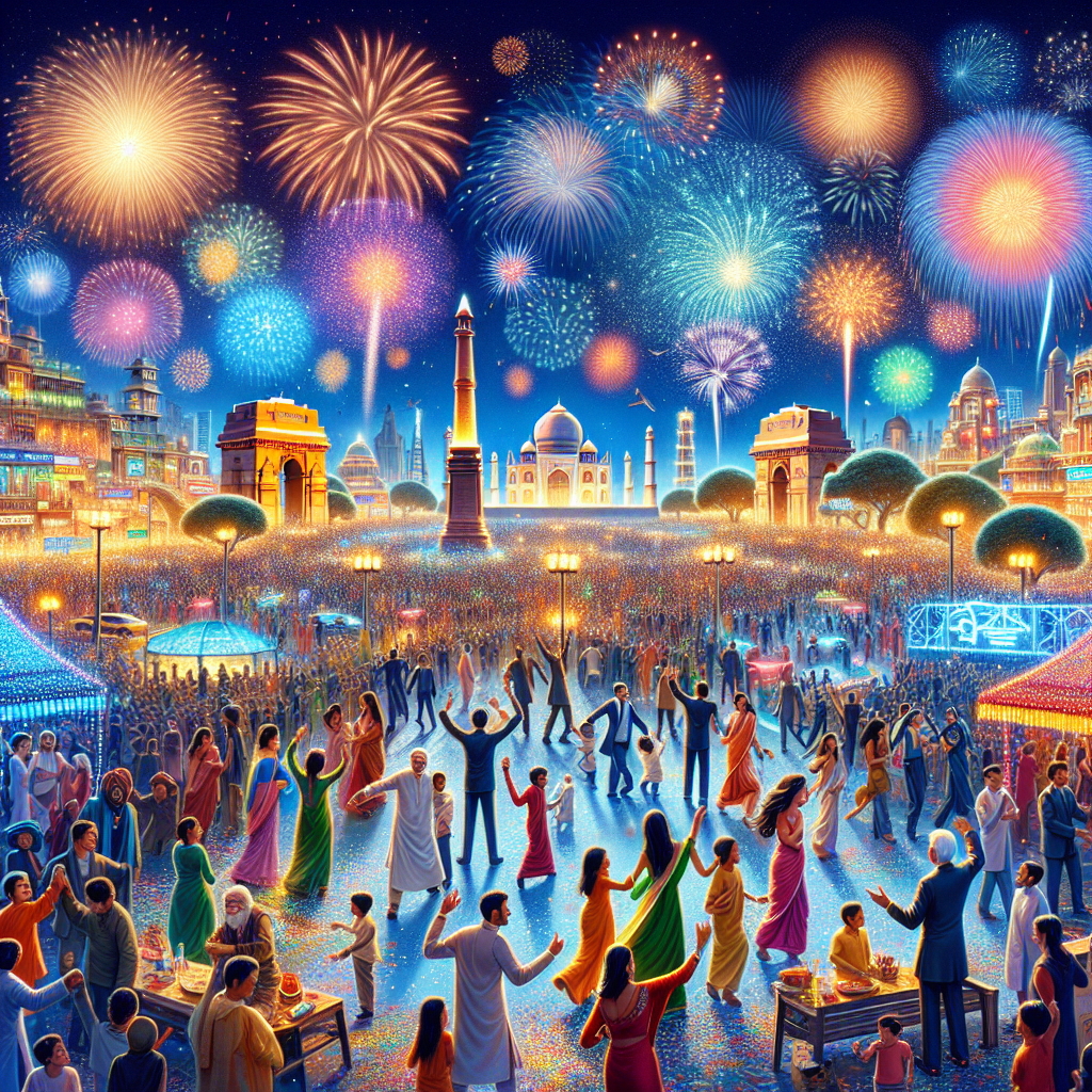 India Welcomes 2025 with Spectacular Fireworks and Celebrations Nationwide