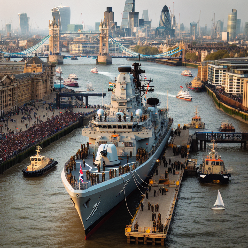 INS Tushil Makes First Operational Stop in London