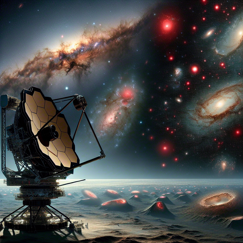 James Webb Telescope Unveils Enigmatic Red Dots and Lifeless Galaxies