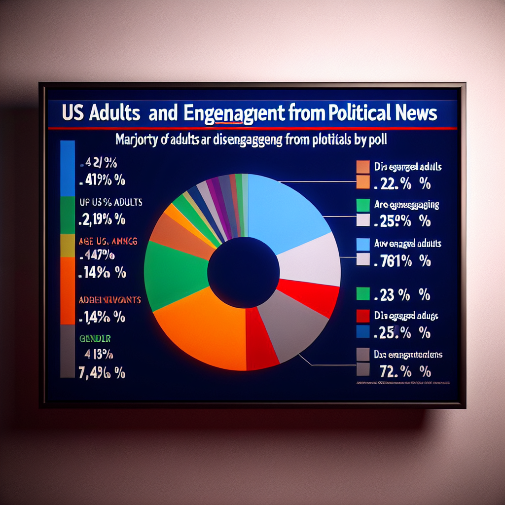 Majority of US Adults Disengage from Political News, Poll Reveals