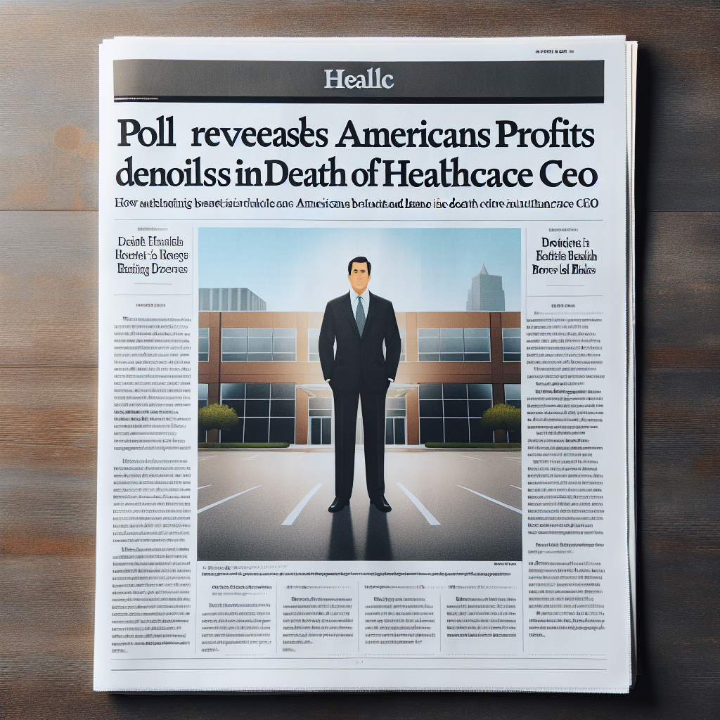 Poll Reveals Americans Blame Insurance Profits and Denials in UHC CEO's Death