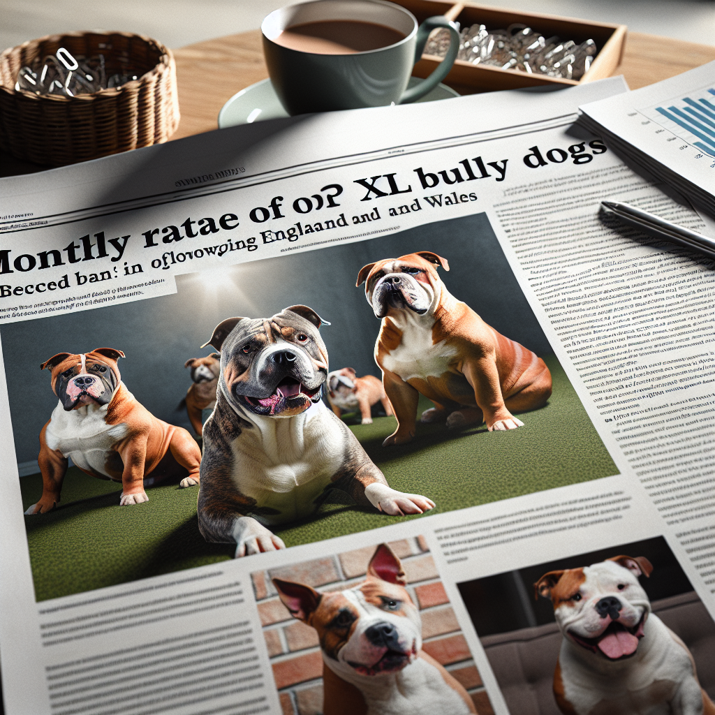 Report: Monthly Toll of Over 100 XL Bully Dogs Following Ban in England and Wales