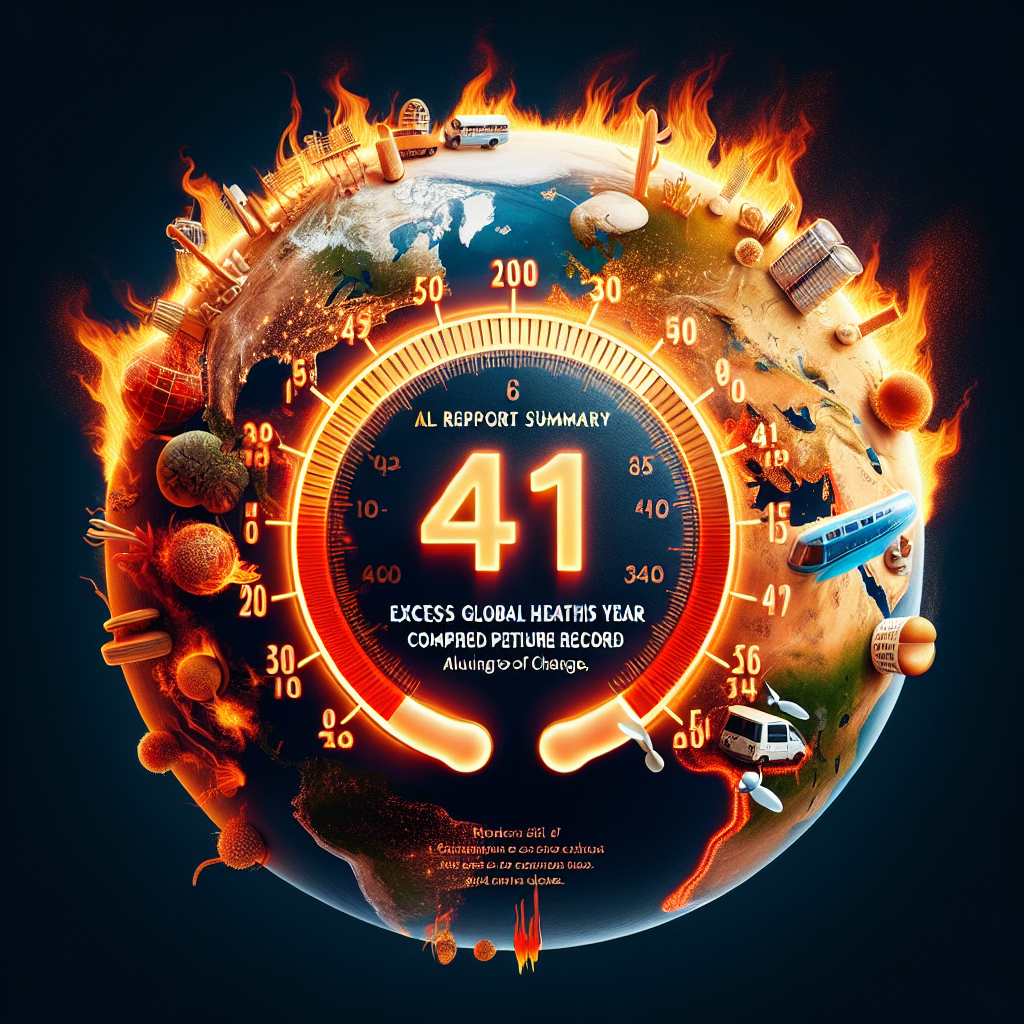 Report Reveals 41 Extra Days of Extreme Heat Due to Climate Change This Year