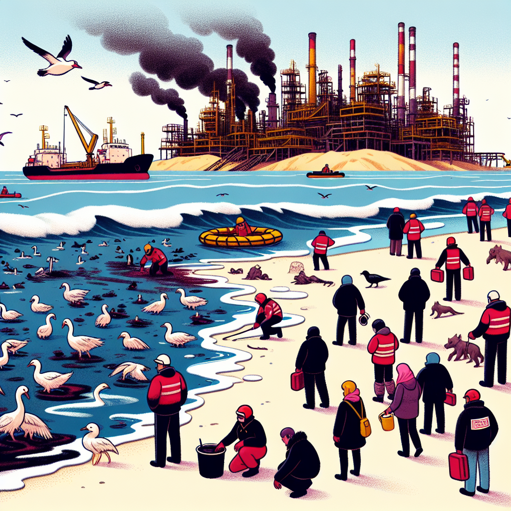 Russian Region Declares Emergency Amid Expanding Black Sea Oil Spill Impact