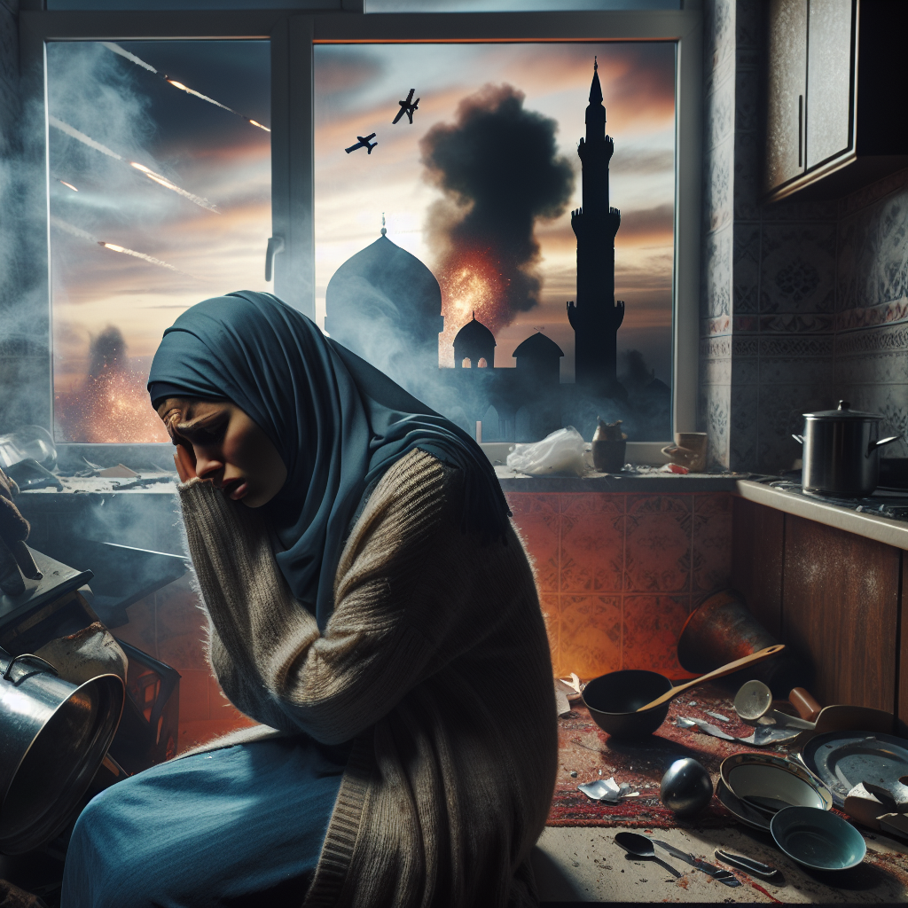 "Shattered Lives: Women Facing Domestic Violence During Israel-Gaza Conflict"