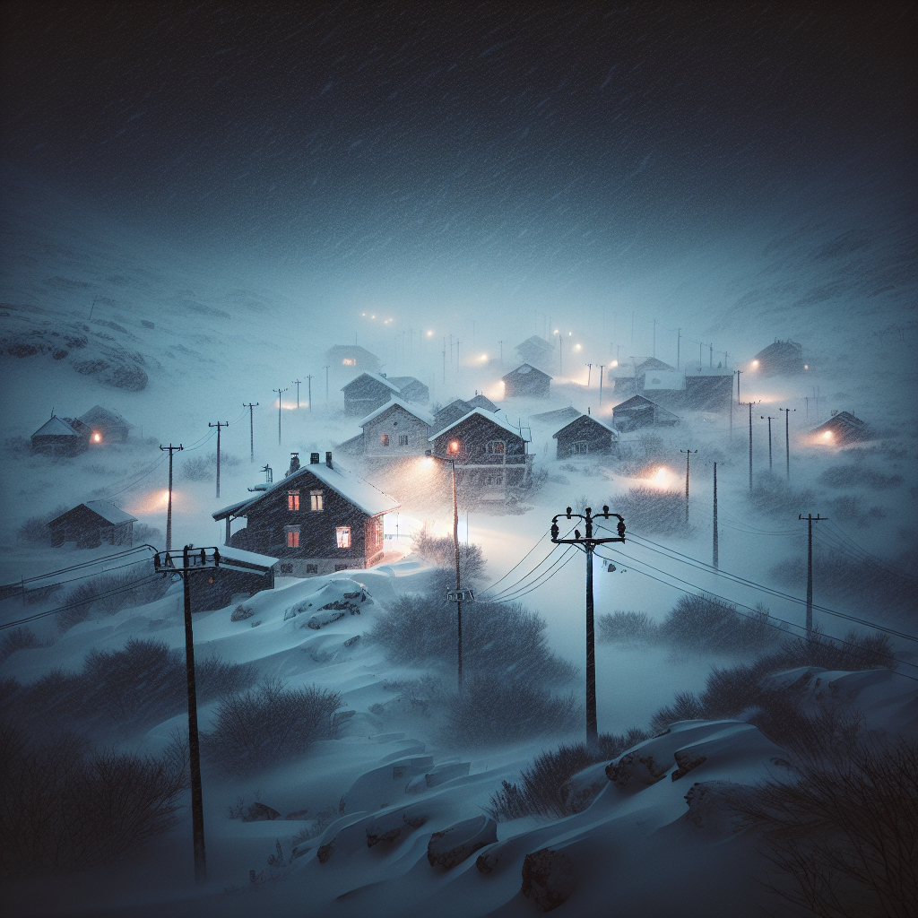 Snowstorm in the Balkans Cuts Power to Tens of Thousands of Homes